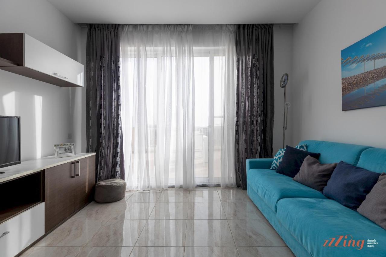 Sunny Penthouse Wterrace And Open Views Apartment St. Paul's Bay Bagian luar foto
